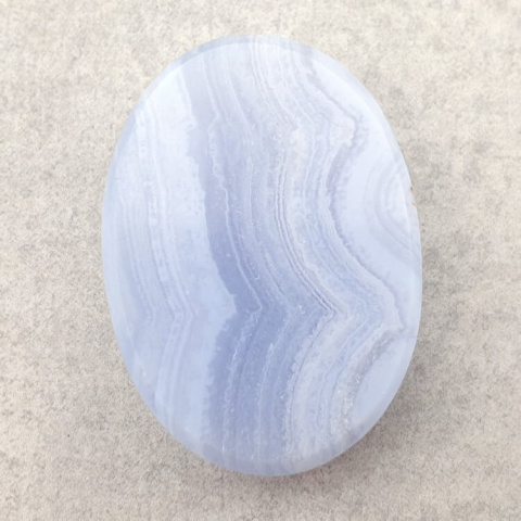 Agate blue lace cabochon 32x23 mm no. 9 Agate blue lace cabochon 32x23 mm no. 9