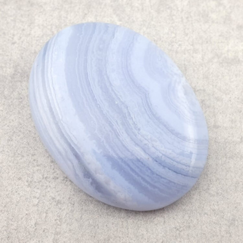 Agat blue lace kaboszon 32x24 mm nr 4 Agat blue lace kaboszon 32x24 mm nr 4
