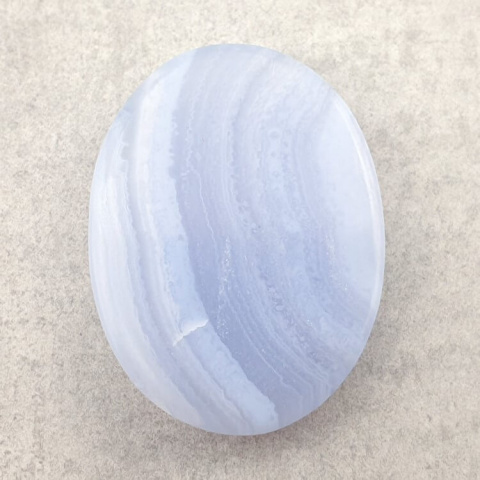Agat blue lace kaboszon 32x24 mm nr 4 Agat blue lace kaboszon 32x24 mm nr 4