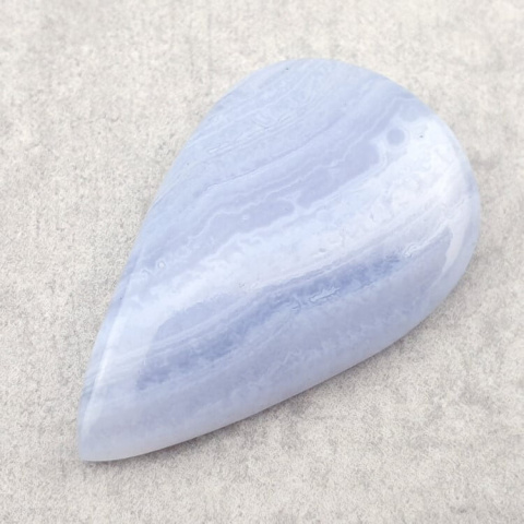 Agate blue lace cabochon 33x21 mm no. 15 Agate blue lace cabochon 33x21 mm no. 15