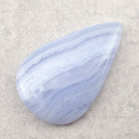 Agate blue lace cabochon 33x21 mm no. 15 Agate blue lace cabochon 33x21 mm no. 15