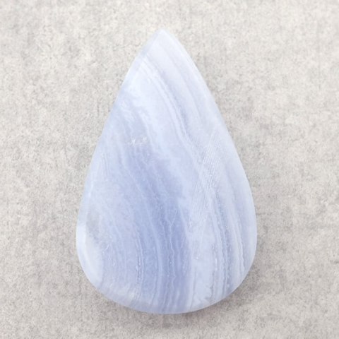 Agate blue lace cabochon 33x21 mm no. 15 Agate blue lace cabochon 33x21 mm no. 15