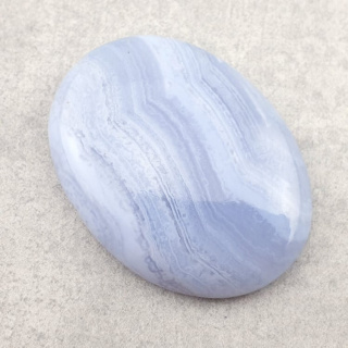 Blue lace agate cabochon 33x24 mm no 64