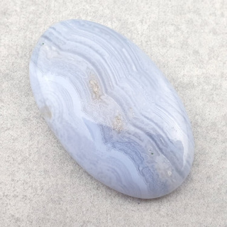 Blue lace agate cabochon 34x21 mm no 46