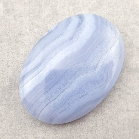 Blue lace agate cabochon 34x24 mm no 65 Blue lace agate cabochon 34x24 mm no 65