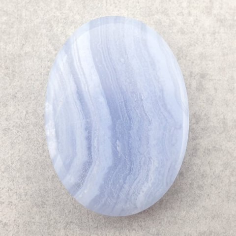 Blue lace agate cabochon 34x24 mm no 65 Blue lace agate cabochon 34x24 mm no 65