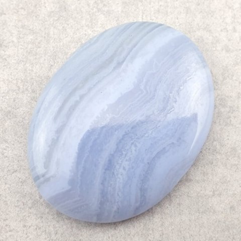 Agat blue lace kaboszon 34x26 mm nr 47 Agat blue lace kaboszon 34x26 mm nr 47