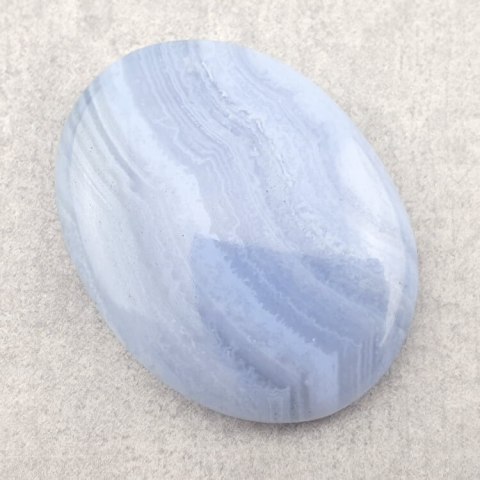 Agat blue lace kaboszon 34x26 mm nr 47 Agat blue lace kaboszon 34x26 mm nr 47
