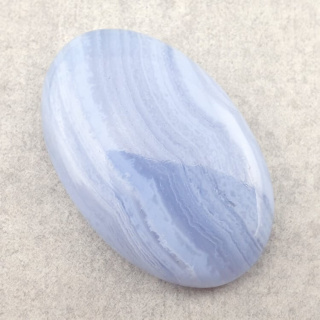 Blue lace agate cabochon 35x23 mm no 44