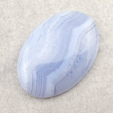Agat blue lace kaboszon 36x25 mm nr 6 Agat blue lace kaboszon 36x25 mm nr 6
