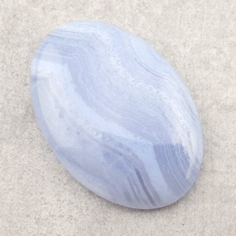 Agat blue lace kaboszon 36x25 mm nr 6 Agat blue lace kaboszon 36x25 mm nr 6