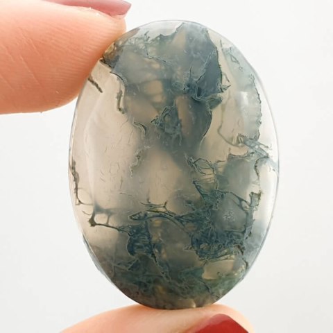 Agate mossy antique 32x23 mm no 55 Agate mossy antique 32x23 mm no 55