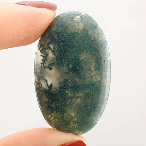 Moss agate antique 38x23 mm no 32 Moss agate antique 38x23 mm no 32