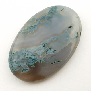 Moss agate antique 42x27 mm no 27