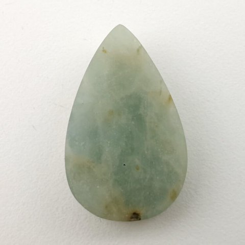 Aquamarine raw cabochon 26x17 mm no 16 Aquamarine raw cabochon 26x17 mm no 16