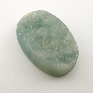 Aquamarine raw cabochon 27x17 mm no. 12