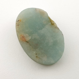Aquamarine raw cabochon 27x18 mm no. 15