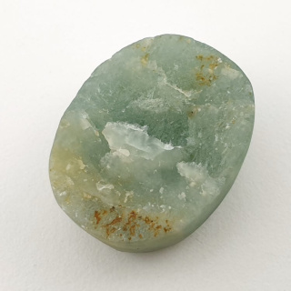 Aquamarine raw cabochon 27x21 mm no 18