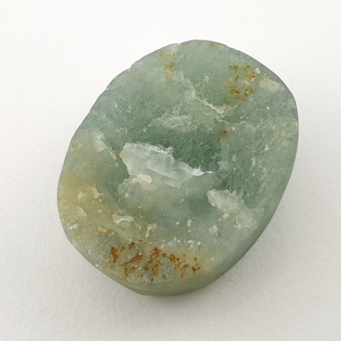 Aquamarine raw cabochon 27x21 mm no 18 Aquamarine raw cabochon 27x21 mm no 18