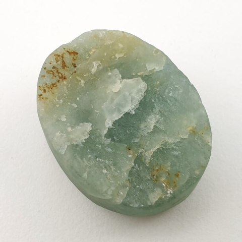 Aquamarine raw cabochon 27x21 mm no 18 Aquamarine raw cabochon 27x21 mm no 18