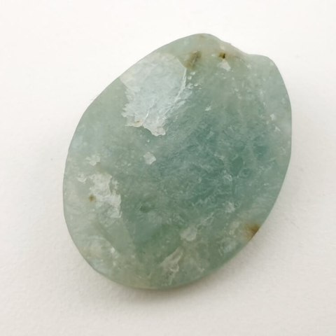 Aquamarine raw cabochon 27x21 mm no 36 Aquamarine raw cabochon 27x21 mm no 36