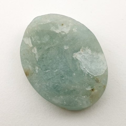 Aquamarine raw cabochon 27x21 mm no 36 Aquamarine raw cabochon 27x21 mm no 36