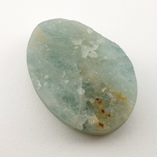 Aquamarine raw cabochon 28x20 mm no 42
