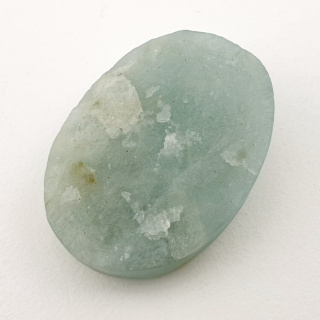 Aquamarine raw cabochon 28x21 mm no. 1
