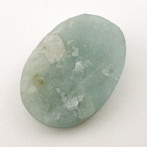 Aquamarine raw cabochon 28x21 mm no. 1 Aquamarine raw cabochon 28x21 mm no. 1