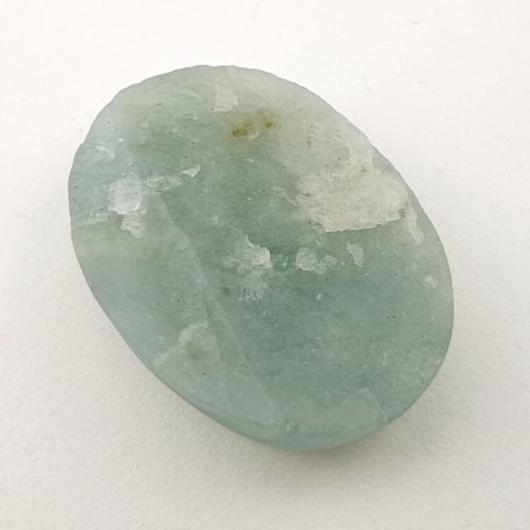 Aquamarine raw cabochon 28x21 mm no. 1 Aquamarine raw cabochon 28x21 mm no. 1