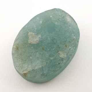Aquamarine raw cabochon 29x22 mm no. 25