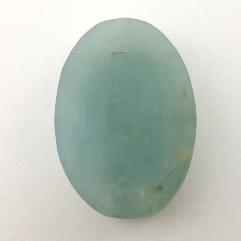 Aquamarine raw cabochon 30x22 mm no 28 Aquamarine raw cabochon 30x22 mm no 28