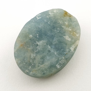 Aquamarine raw cabochon 30x22 mm no. 3