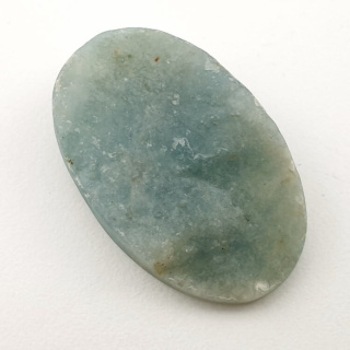 Aquamarine raw cabochon 31x19 mm no 34