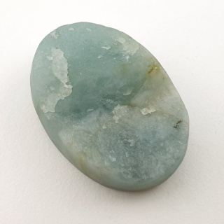 Aquamarine raw cabochon 31x22 mm no. 7