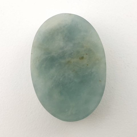 Aquamarine raw cabochon 31x22 mm no 7 Aquamarine raw cabochon 31x22 mm no 7