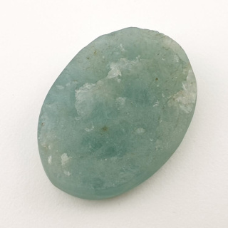Aquamarine raw cabochon 31x23 mm no 23