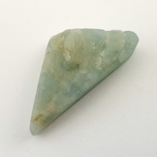 Aquamarine raw cabochon 35x16 mm no 10