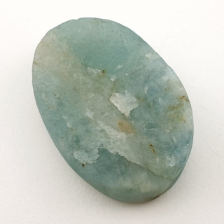 Aquamarine raw cabochon 36x24 mm no. 8