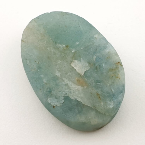 Aquamarine raw cabochon 36x24 mm no. 8 Aquamarine raw cabochon 36x24 mm no. 8