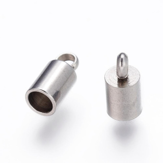 Końcówki do wklejania stal szlachetna 3 mm 2 szt