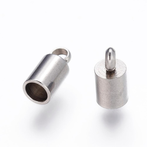 Końcówki do wklejania stal szlachetna 3 mm 2 szt Końcówki do wklejania stal szlachetna 3 mm 2 szt