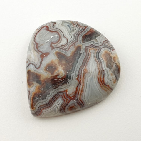 Lace agate cabochon 30x27 mm no 171 Lace agate cabochon 30x27 mm no 171