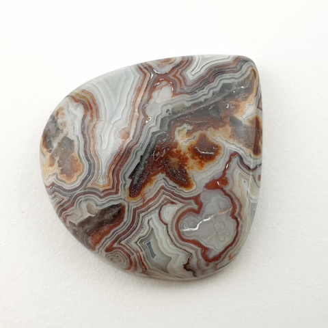 Lace agate cabochon 30x27 mm no 171 Lace agate cabochon 30x27 mm no 171