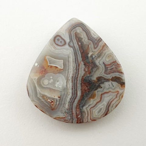 Lace agate cabochon 30x27 mm no 171 Lace agate cabochon 30x27 mm no 171