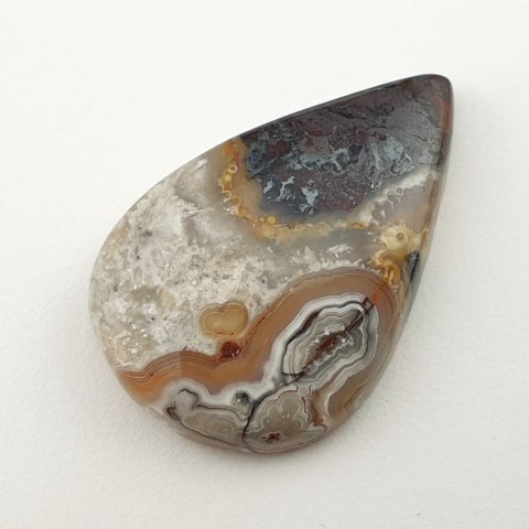 Lace agate cabochon 33x22 mm no 181 Lace agate cabochon 33x22 mm no 181