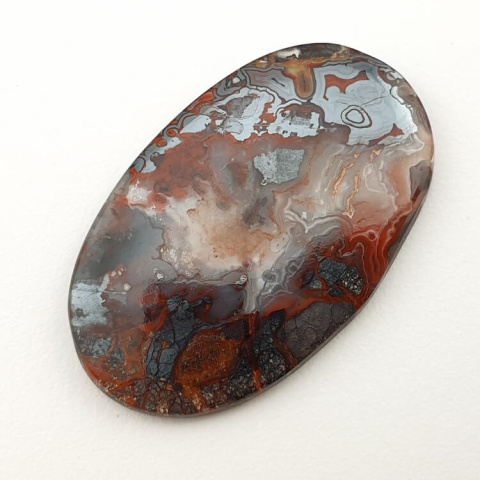 Crazy lace agate cabochon 36x22 mm no 169 Crazy lace agate cabochon 36x22 mm no 169