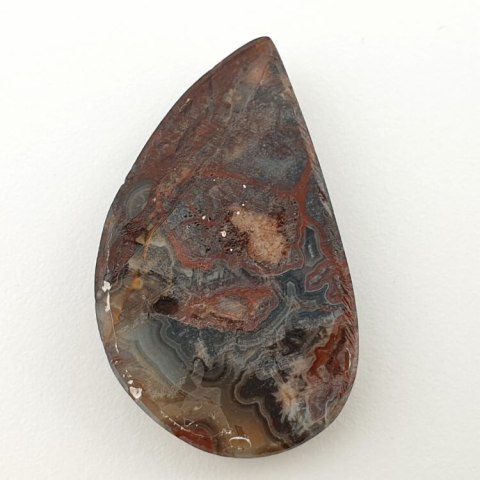 Agat koronkowy kaboszon 40x24 mm nr 168 Agat koronkowy kaboszon 40x24 mm nr 168