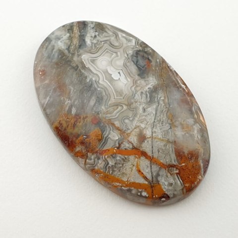 Crazy lace agate cabochon 40x25 mm no 186 Crazy lace agate cabochon 40x25 mm no 186
