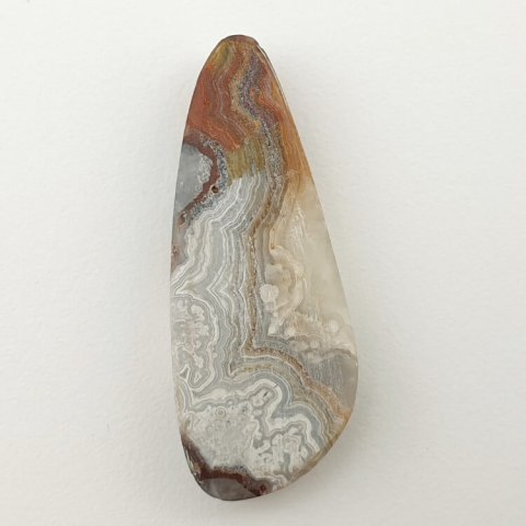 Crazy lace agate cabochon 43x17 mm no. 202 Crazy lace agate cabochon 43x17 mm no. 202